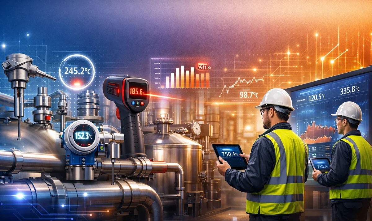 روش‌های اندازه‌گیری دما در صنعت